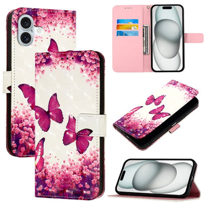 3D Painting Horizontal Flip Leather Phone Case