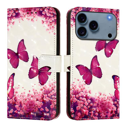 3D Painting Horizontal Flip Leather Phone Case