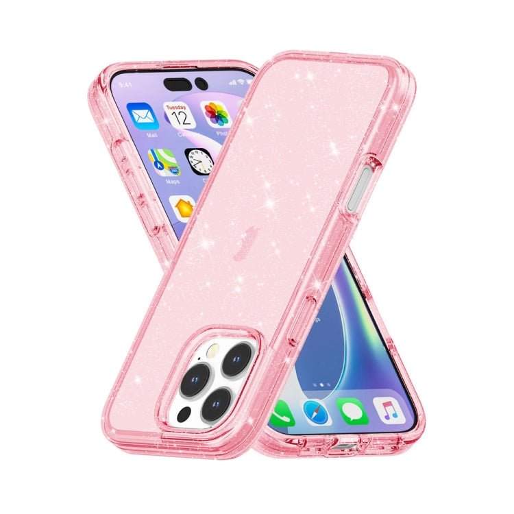 Shockproof Terminator Glitter Powder Phone Case, For iPhone 16 Pro Max, For iPhone 16 Pro��������...