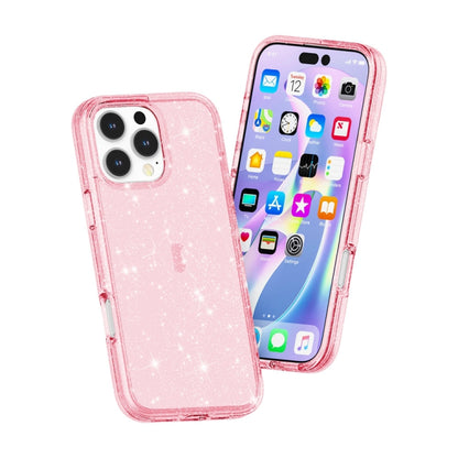 Shockproof Terminator Glitter Powder Phone Case, For iPhone 16 Pro Max, For iPhone 16 Pro��������...