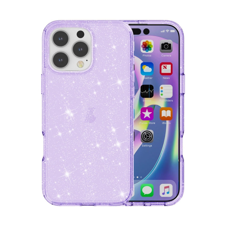 Shockproof Terminator Glitter Powder Phone Case, For iPhone 16 Pro Max, For iPhone 16 Pro��������...