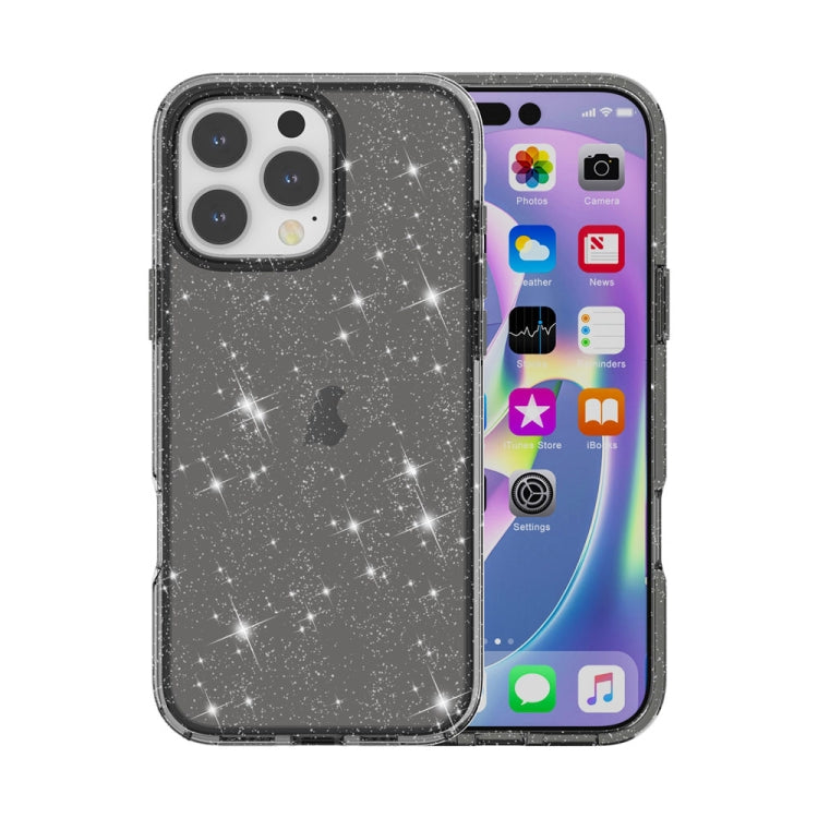 Shockproof Terminator Glitter Powder Phone Case, For iPhone 16 Pro Max, For iPhone 16 Pro��������...