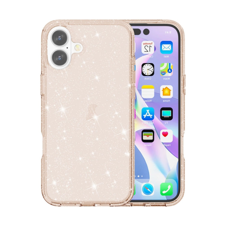 Shockproof Terminator Glitter Powder Phone Case, For iPhone 16 Pro Max, For iPhone 16 Pro��������...