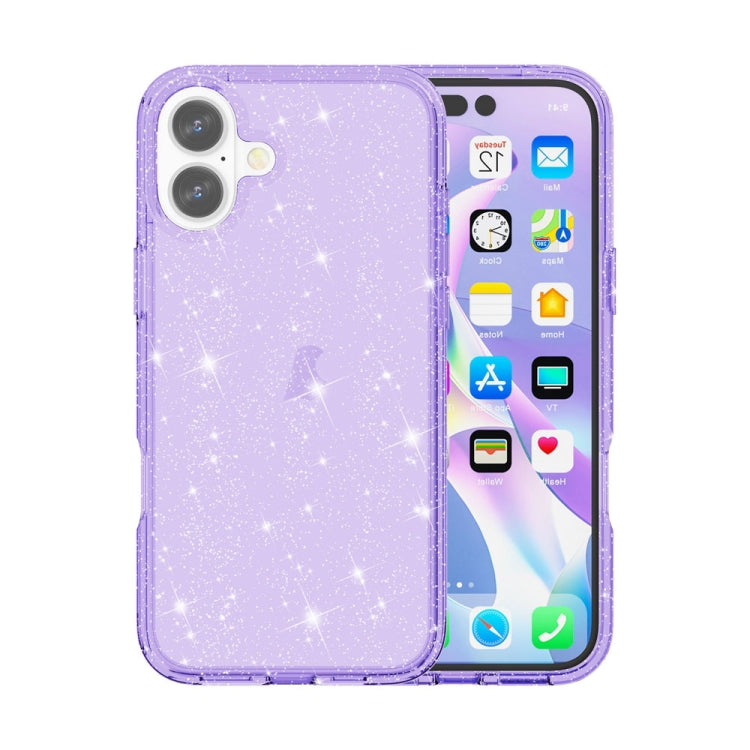 Shockproof Terminator Glitter Powder Phone Case, For iPhone 16 Pro Max, For iPhone 16 Pro��������...