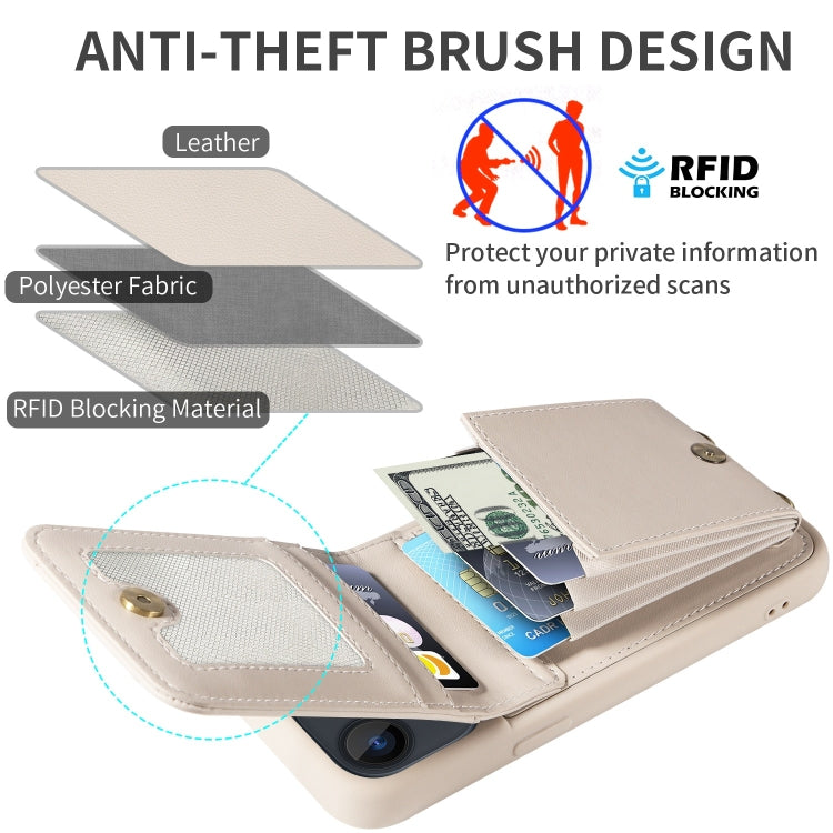 Crossbody Lanyard Zipper Wallet Leather Phone Case