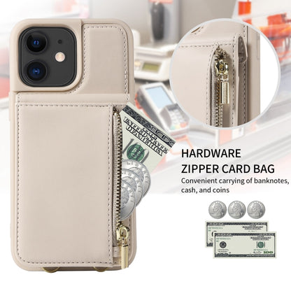 Crossbody Lanyard Zipper Wallet Leather Phone Case, For iPhone 11, For iPhone 11 Pro�������������...
