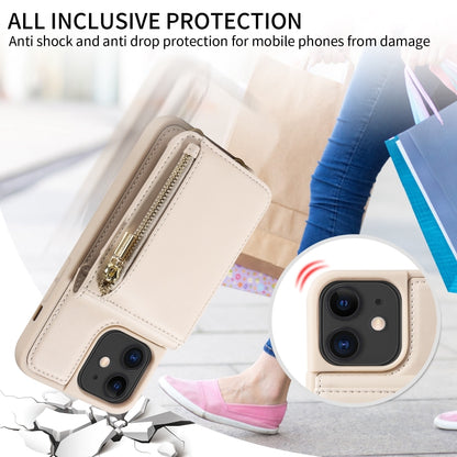 Crossbody Lanyard Zipper Wallet Leather Phone Case, For iPhone 11, For iPhone 11 Pro�������������...