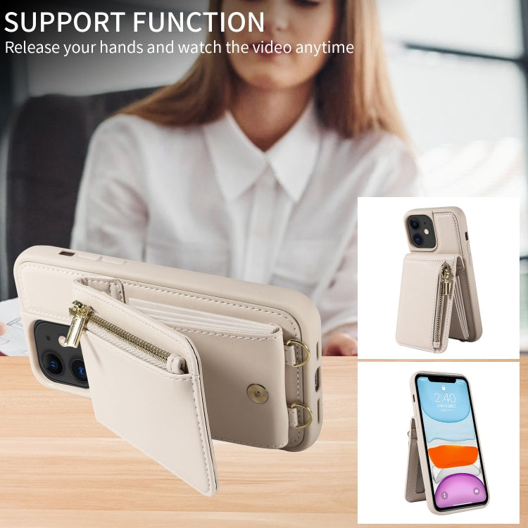 Crossbody Lanyard Zipper Wallet Leather Phone Case, For iPhone 11, For iPhone 11 Pro�������������...