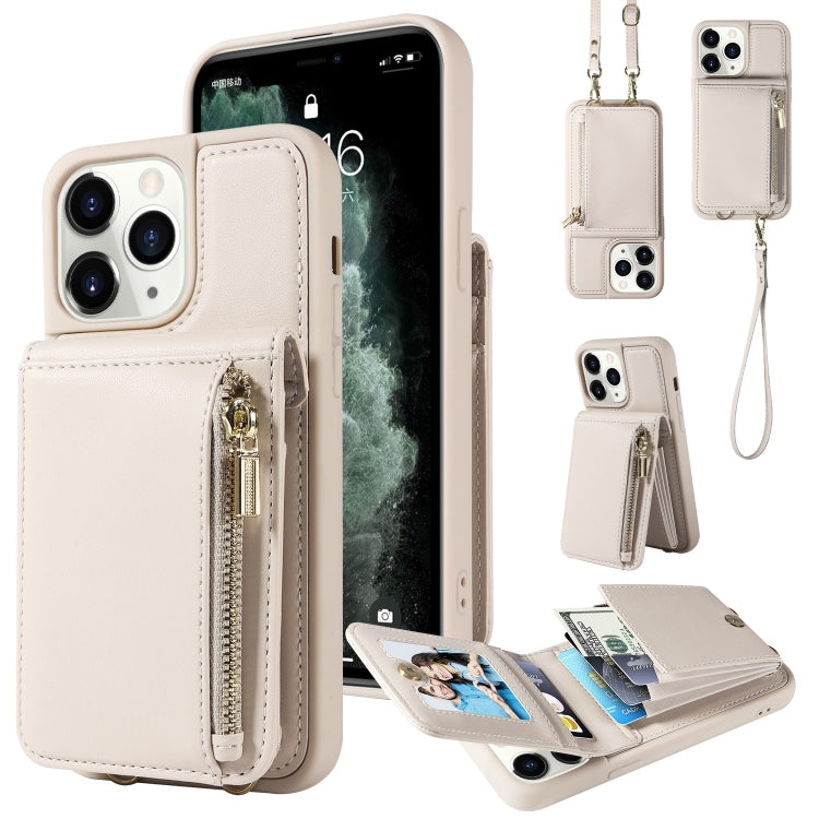 Crossbody Lanyard Zipper Wallet Leather Phone Case, For iPhone 11, For iPhone 11 Pro�������������...