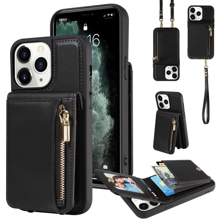 Crossbody Lanyard Zipper Wallet Leather Phone Case, For iPhone 11, For iPhone 11 Pro�������������...
