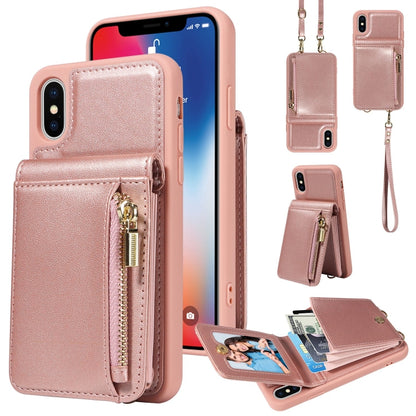 Crossbody Lanyard Zipper Wallet Leather Phone Case, For iPhone 11, For iPhone 11 Pro�������������...