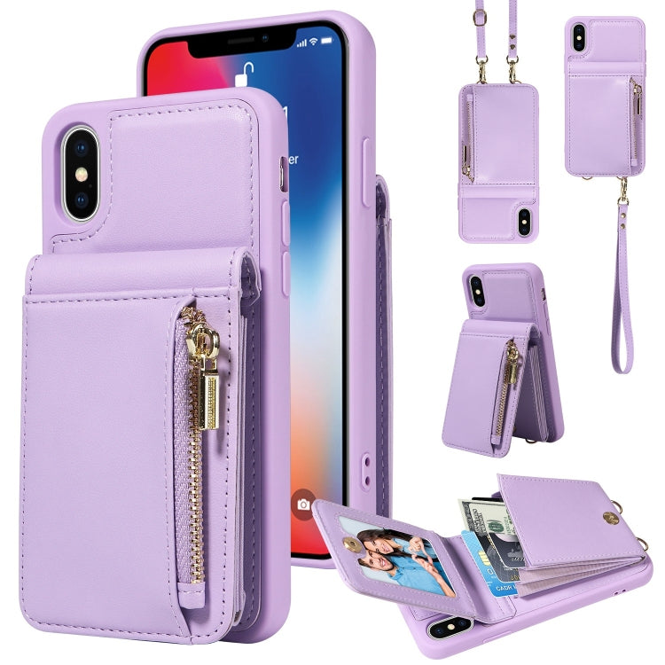 Crossbody Lanyard Zipper Wallet Leather Phone Case, For iPhone 11, For iPhone 11 Pro�������������...