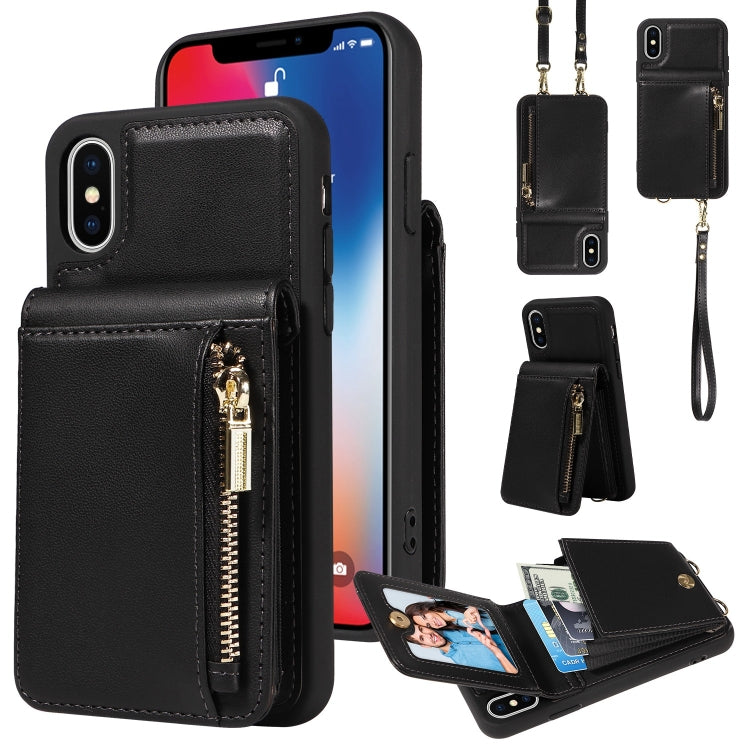 Crossbody Lanyard Zipper Wallet Leather Phone Case, For iPhone 11, For iPhone 11 Pro�������������...