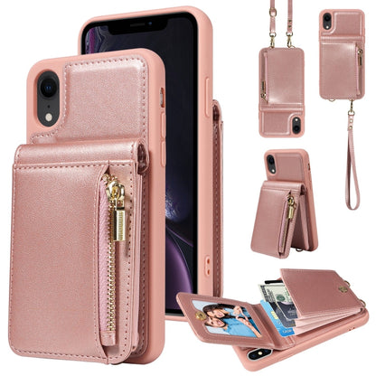 Crossbody Lanyard Zipper Wallet Leather Phone Case, For iPhone 11, For iPhone 11 Pro�������������...