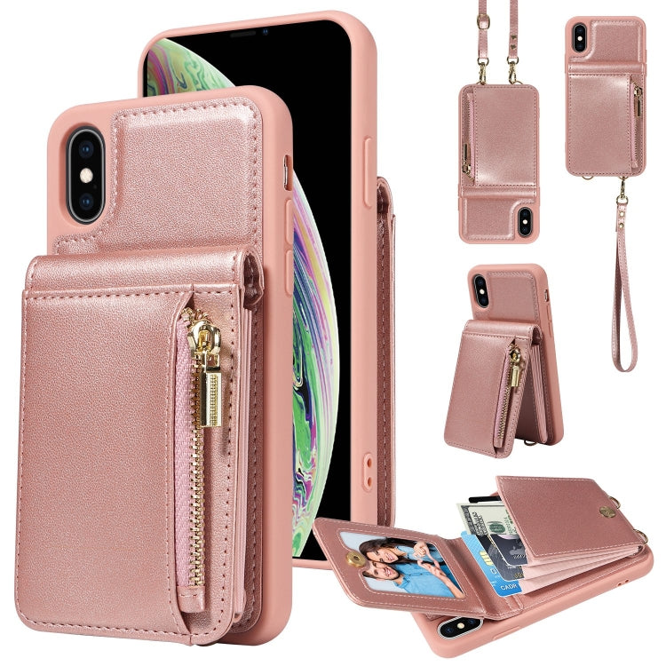 Crossbody Lanyard Zipper Wallet Leather Phone Case, For iPhone 11, For iPhone 11 Pro�������������...