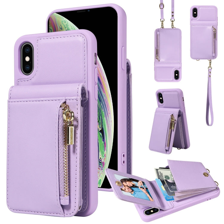 Crossbody Lanyard Zipper Wallet Leather Phone Case, For iPhone 11, For iPhone 11 Pro�������������...