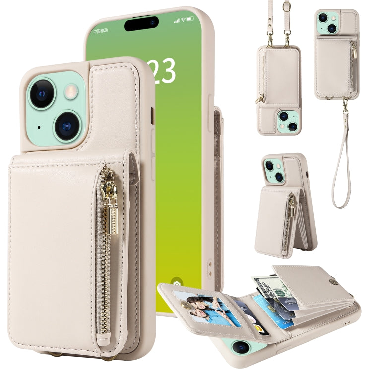 Crossbody Lanyard Zipper Wallet Leather Phone Case, For iPhone 16 Pro Max, For iPhone 16 Pro�����...