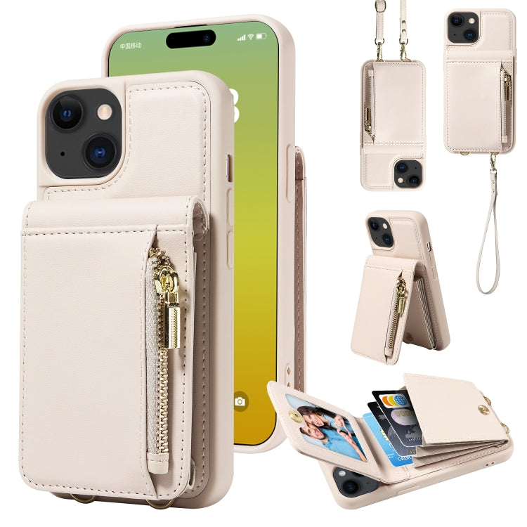 Crossbody Lanyard Zipper Wallet Leather Phone Case, For iPhone 16 Pro Max, For iPhone 16 Pro�����...