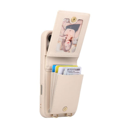 Crossbody Lanyard Zipper Wallet Leather Phone Case