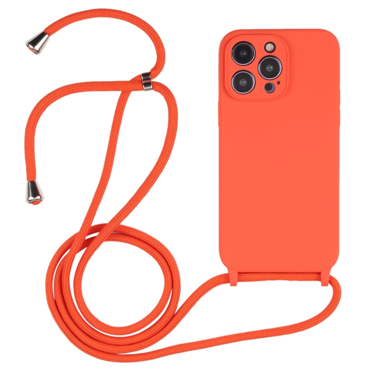 Crossbody Lanyard Liquid Silicone Case, For iPhone 16 Pro Max, For iPhone 16 Pro, For iPhone 16 P...