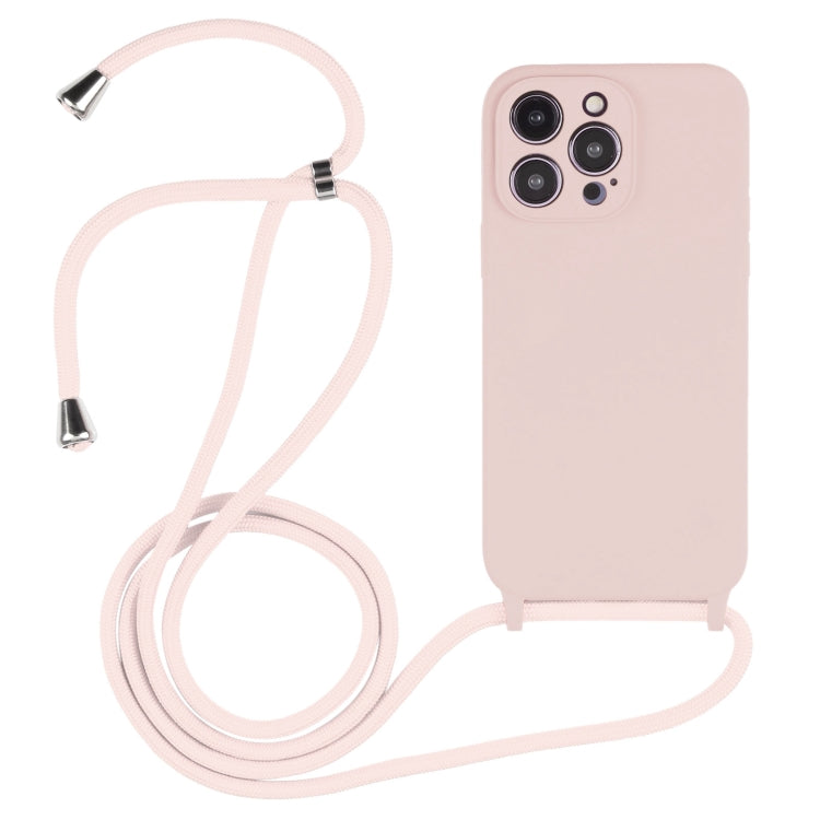 Crossbody Lanyard Liquid Silicone Case, For iPhone 16 Pro Max, For iPhone 16 Pro, For iPhone 16 P...