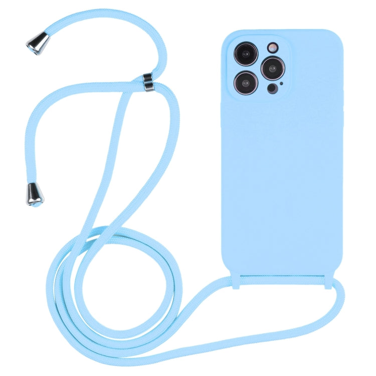 Crossbody Lanyard Liquid Silicone Case, For iPhone 16 Pro Max, For iPhone 16 Pro, For iPhone 16 P...