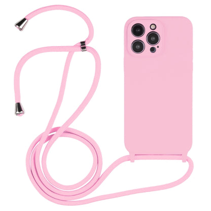 Crossbody Lanyard Liquid Silicone Case, For iPhone 16 Pro Max, For iPhone 16 Pro, For iPhone 16 P...