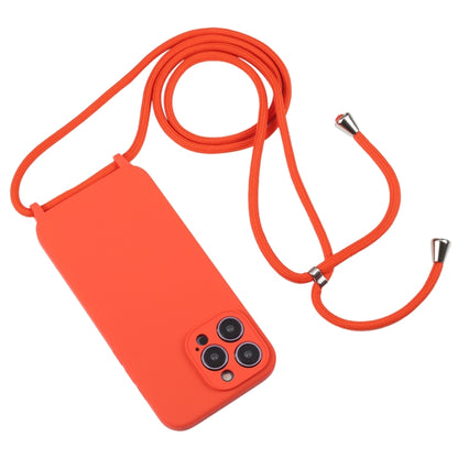 Crossbody Lanyard Liquid Silicone Case, For iPhone 16 Pro Max, For iPhone 16 Pro, For iPhone 16 P...
