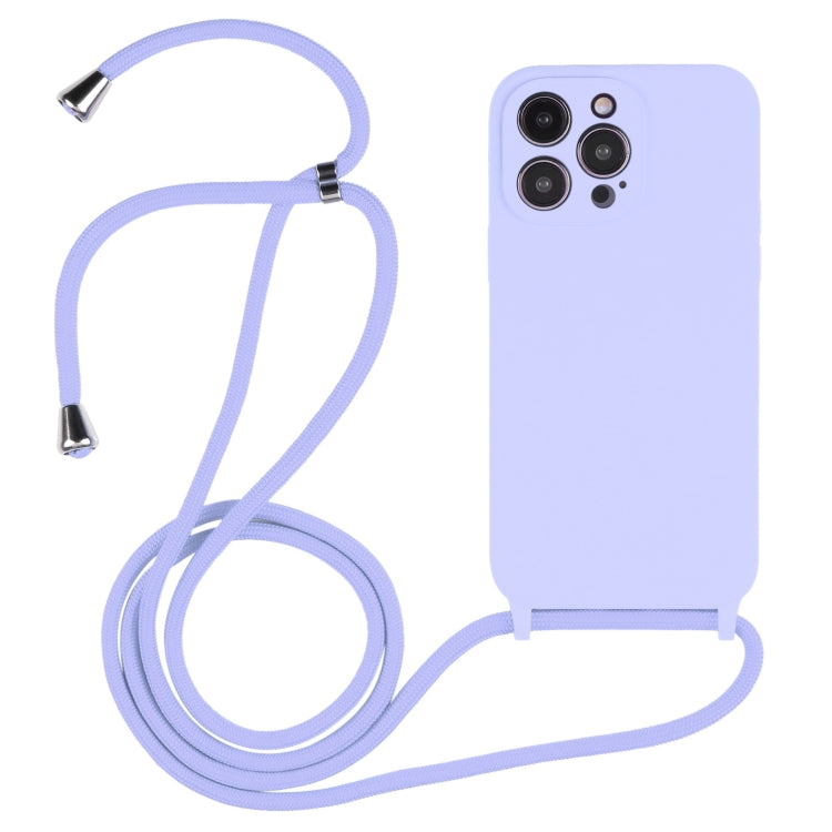 Crossbody Lanyard Liquid Silicone Case, For iPhone 16 Pro Max, For iPhone 16 Pro, For iPhone 16 P...