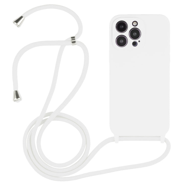 Crossbody Lanyard Liquid Silicone Case, For iPhone 16 Pro Max, For iPhone 16 Pro, For iPhone 16 P...