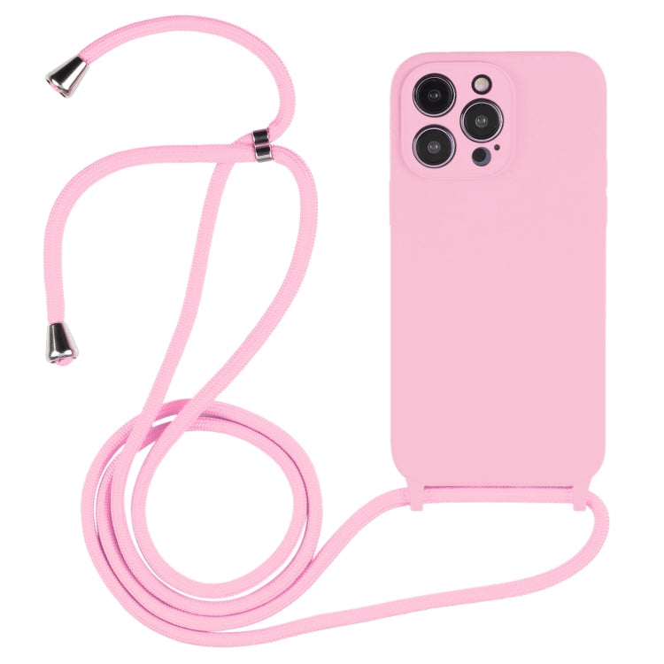 Crossbody Lanyard Liquid Silicone Case, For iPhone 16 Pro Max, For iPhone 16 Pro, For iPhone 16 P...