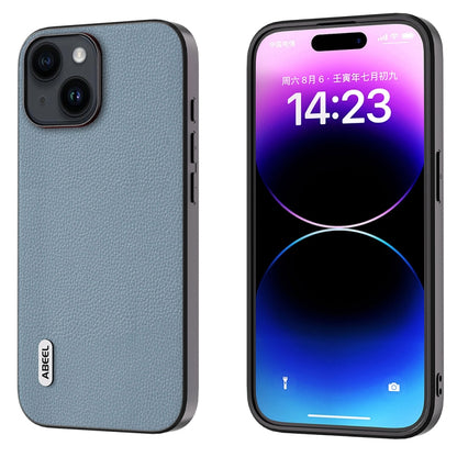 ABEEL Black Edge Genuine Leather Mino Phone Case, For iPhone 16 Pro Max, For iPhone 16 Pro�������...