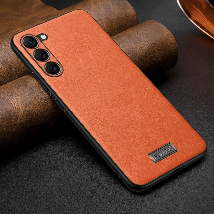 SULADA Shockproof TPU Hybrid Handmade Leather Phone Case