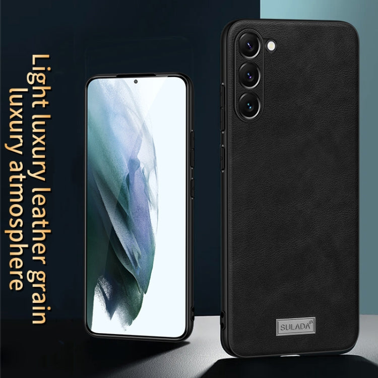 SULADA Shockproof TPU Hybrid Handmade Leather Phone Case