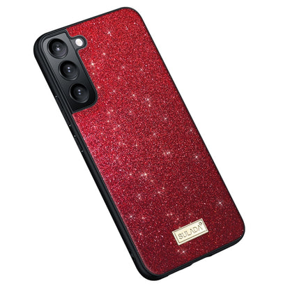 SULADA Glittery TPU Hybrid Handmade Leather Phone Case, For Samsung Galaxy S25 5G����������������...
