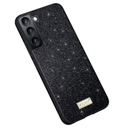 SULADA Glittery TPU Hybrid Handmade Leather Phone Case, For Samsung Galaxy S25 5G����������������...