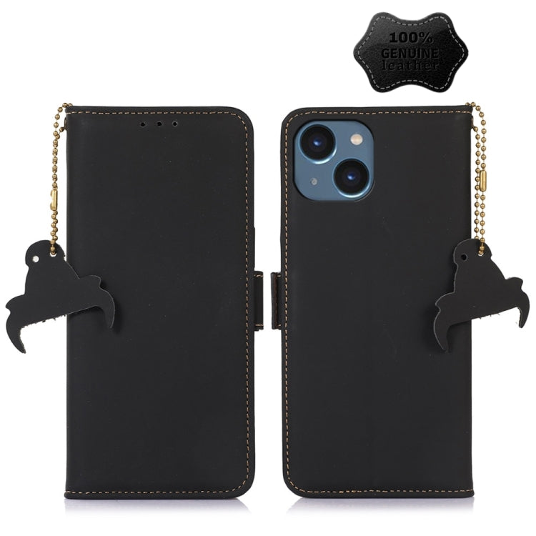Genuine Leather Magnetic RFID Leather Phone Case, For iPhone 16 Pro Max, For iPhone 16 Pro�������...
