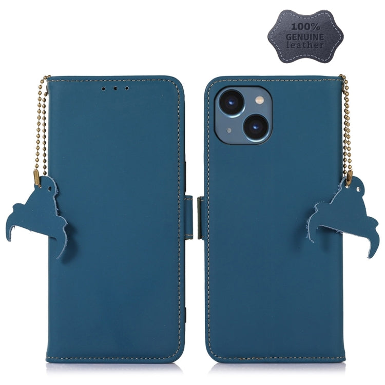 Genuine Leather Magnetic RFID Leather Phone Case, For iPhone 16 Pro Max, For iPhone 16 Pro�������...