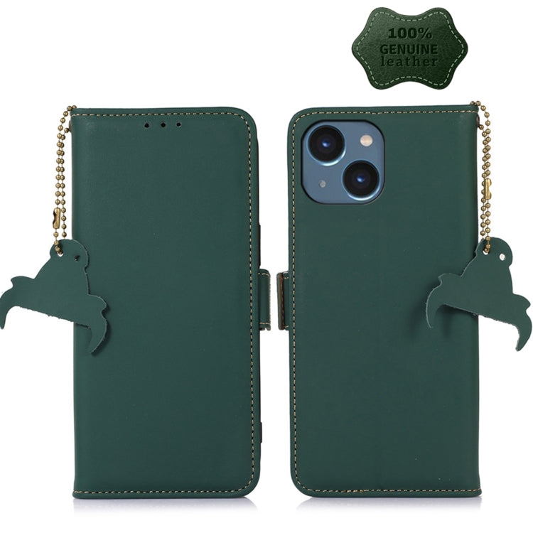 Genuine Leather Magnetic RFID Leather Phone Case, For iPhone 16 Pro Max, For iPhone 16 Pro�������...