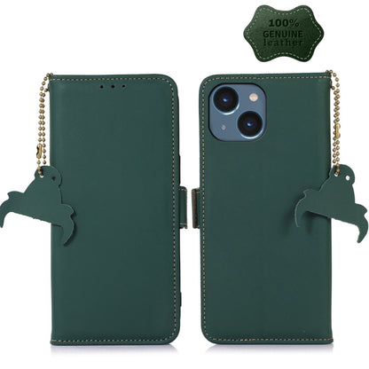 Genuine Leather Magnetic RFID Leather Phone Case, For iPhone 16 Pro Max, For iPhone 16 Pro�������...