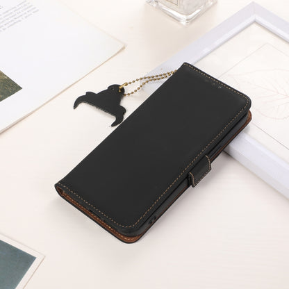 Genuine Leather Magnetic RFID Leather Phone Case, For iPhone 16 Pro Max, For iPhone 16 Pro�������...