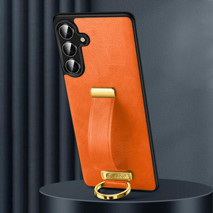 SULADA PC Hybrid Leather Texture Skin Feel Shockproof Phone Case
