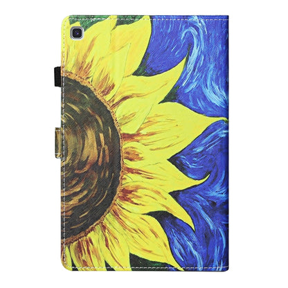 Colored Drawing Stitching Horizontal Flip Leather Case, with Holder & Card Slots