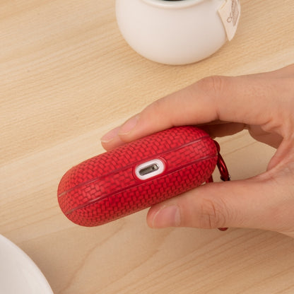 Woven Skin Texture PC TWS Earphone Protective Case, For AirPods Pro 2, For AirPods 3�������������...