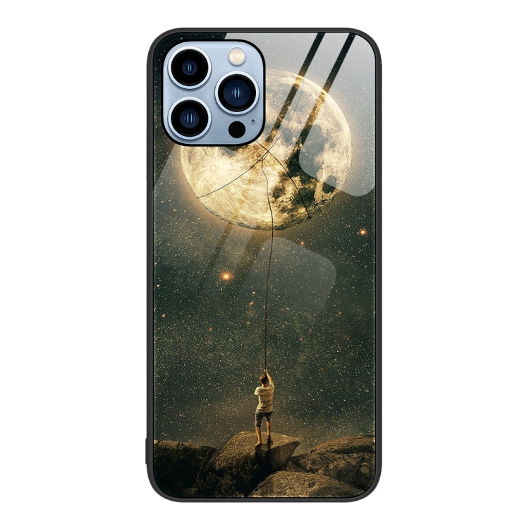 Colorful Painted Glass Phone Case, For iPhone 16 Pro Max, For iPhone 16 Pro, For iPhone 16 Plus��...