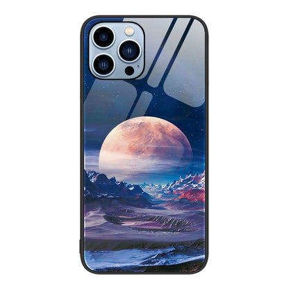 Colorful Painted Glass Phone Case, For iPhone 16 Pro Max, For iPhone 16 Pro, For iPhone 16 Plus��...