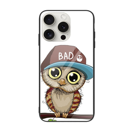 Colorful Painted Glass Phone Case, For iPhone 16 Pro Max, For iPhone 16 Pro, For iPhone 16 Plus��...