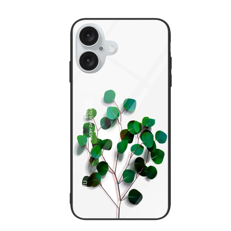 Colorful Painted Glass Phone Case, For iPhone 16 Pro Max, For iPhone 16 Pro, For iPhone 16 Plus��...
