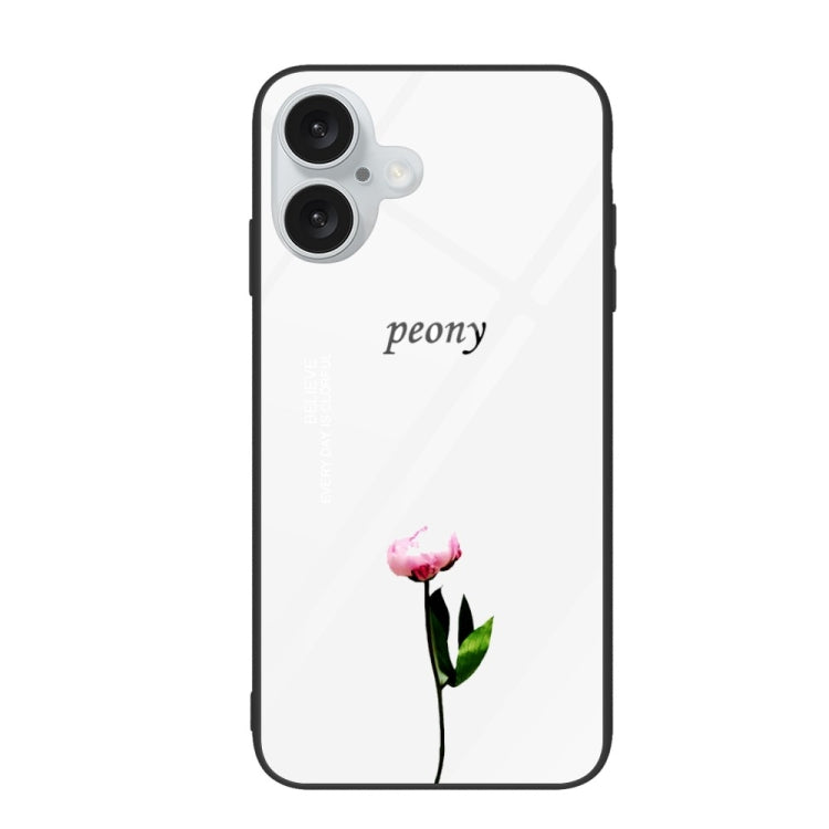 Colorful Painted Glass Phone Case, For iPhone 16 Pro Max, For iPhone 16 Pro, For iPhone 16 Plus��...