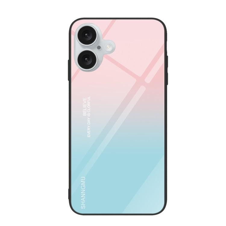 Colorful Painted Glass Phone Case, For iPhone 16 Pro Max, For iPhone 16 Pro, For iPhone 16 Plus��...
